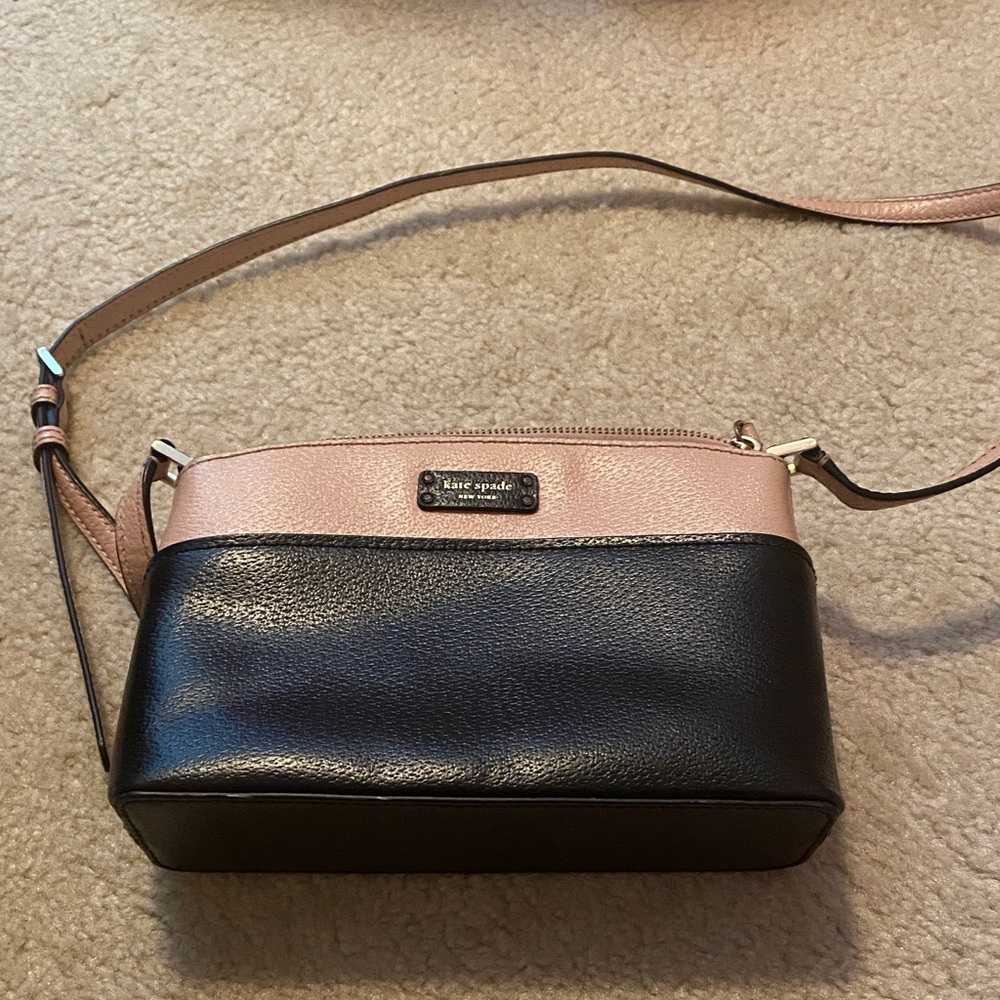 Kate Spade Black and Pink Crossbody Bag
